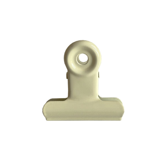 Clip p/Papel Metal Creme 3,8cm